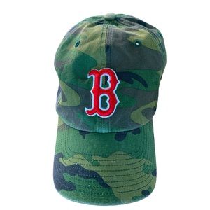 Camo Boston Red Sox Baseball Hat